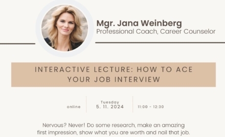 Interactive lecture: How to ace your job interview – 5. 11. 2024