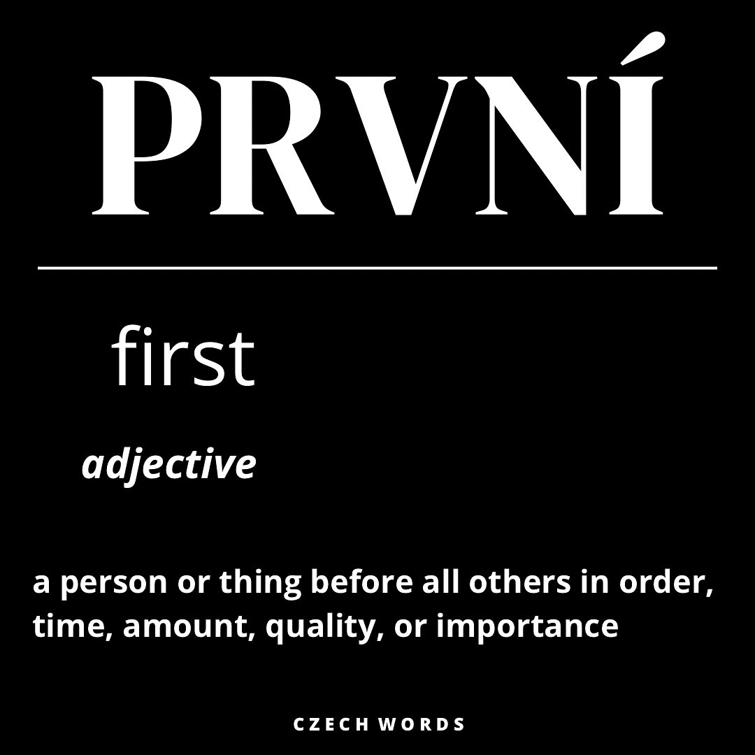 Behind us is the first Advent, and December 1st is just ahead! 🎄 That’s why today we’re learning the Czech word “první”. In Czech, “první” comes before a noun.

#czechword #learnczech #czechlanguage #prvni #erasmusinczechrepublic