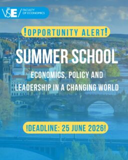 Join our international Summer School and experience an intensive academic programme in the heart of Prague!
📚🏰
💻 Link:
https://nf.vse.cz/homepage/studenti/internacionalizace/zimni-letni-skoly-na-nf/summer-school-2026/