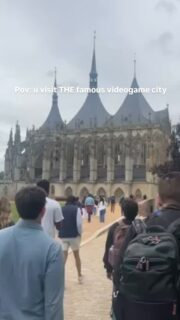 Kutná Hora — where the streets look like they were ripped straight out of Kingdom Come: Deliverance. Except this one's real. ⚔️🇨🇿

This is where we took the @utexasmccombs as a part of their summer school programme☀️📚

#vse #utexas #trending #viral #instagram
