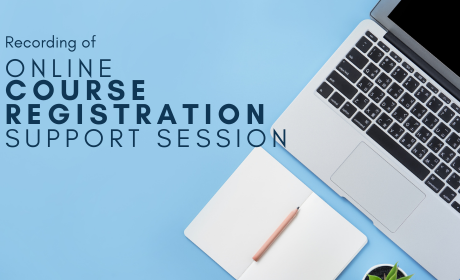 Online Support Session 1: Course Registration – Recordings – Spring 2025