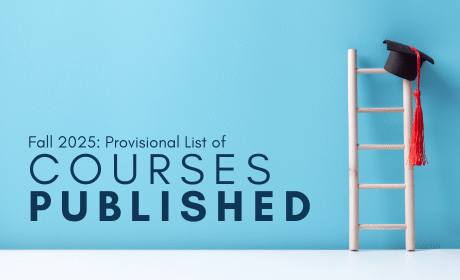 Provisional list of courses Fall Semester 2025
