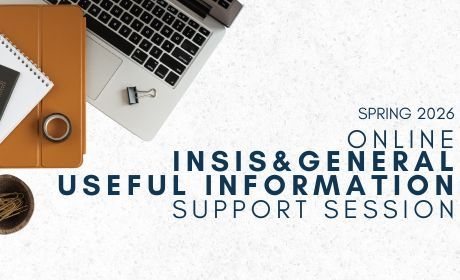 Online Support Session 3: InSIS & General Useful Information – recordings