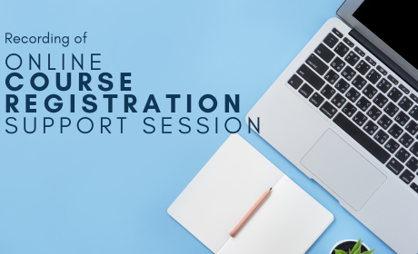 Online Support Session 1: Course Pre-Registration – recordings